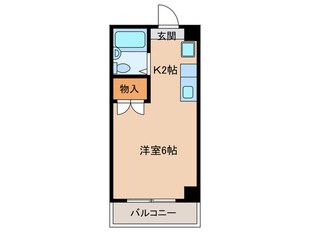 大橋中央ビルの物件間取画像